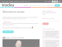 Tablet Screenshot of irocku.com